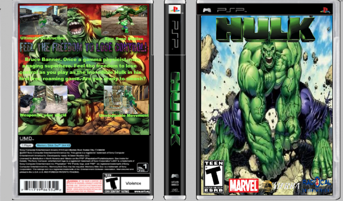 incredible hulk psp game iso